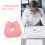Donut bureaukussen, pluche comfortkussen 4