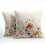 Vårblommiga örngott 20x20 cm set med 2 2