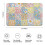 Tapete de banheiro Pioneer Flower Floral Antiderrapante 17x27 polegadas 3