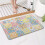 Tapete de banheiro Pioneer Flower Floral Antiderrapante 17x27 polegadas 4