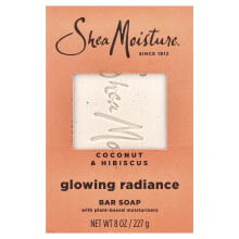 SheaMoisture, Sabão em Barra, Radiância Gloriosa, Coco & Hibisco, 8 oz (227 g)