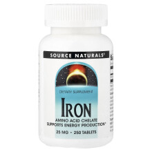 Source Naturals, Eisen, 25 mg, 250 Tabletten