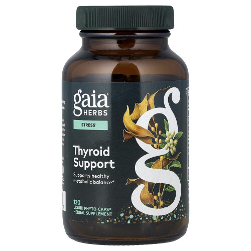 Gaia Herbs, Thyroid Support, 120 Liquid Phyto-Caps