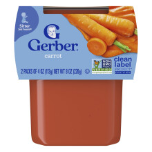 Gerber, Natuurlijk voor Baby, 2e Voedingsmiddelen, Pastinak, 2 Pack, 4 oz (113 g) Elke