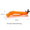 Survival Whistle Extra-Loud Convenient Using Sling Rope ABS Double Pipe Emergency Whistle for Camping 5
