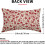 Conjunto de 2 capas de almofada florais em linho, 45x45cm (18x18 polegadas). 4