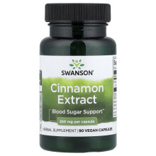 Swanson, Zimt-Extrakt, 250 mg, 90 Kapseln