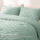 Sage Green Fleece King Comforter Set 3-Piece 3