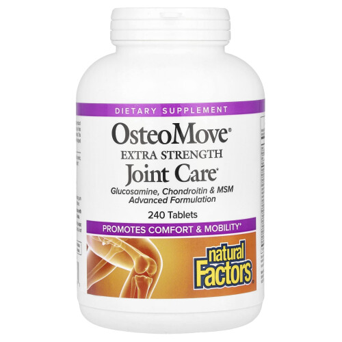 Natural Factors, OsteoMove, Cuidado Articular de Alto Poder, 240 Tabletas