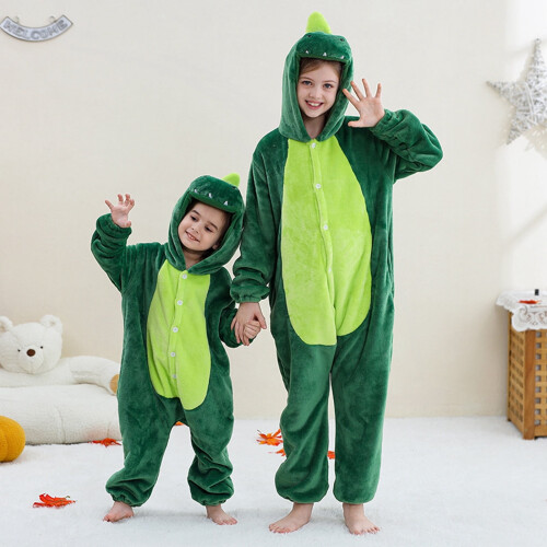 Παιδικές πιτζάμες Onesie με ζώα για αγόρια κορίτσια Παιδικές ζεστή φόρμα με 1