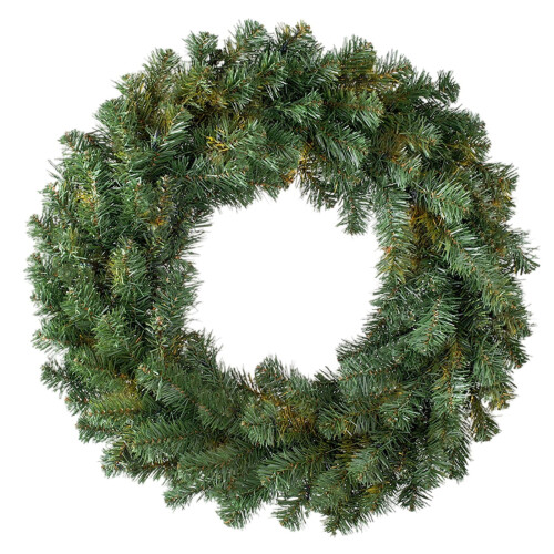 Guirlanda de Natal Grande Deluxe Evergreen Pine de 15,8 polegadas, Decoração de Natal para Ambientes Internos e Externos (M) 2