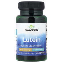 Swanson, Lutein, hohe Potenz, 20 mg, 120 Weichgel