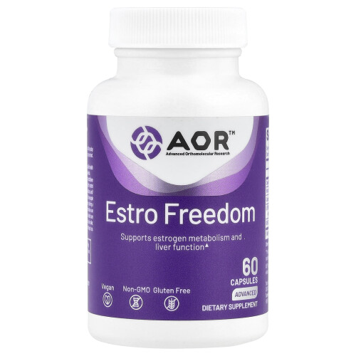 Advanced Orthomolecular Research AOR, Estro Freedom, 60 Καψούλια