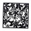 4Pcs Flower Hanging Screen Room Divider Wall Black 8
