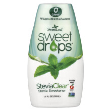 Wisdom Natural, SweetLeaf, Gocce di Zucchero, SteviaClear, 1.7 fl oz (50 ml)