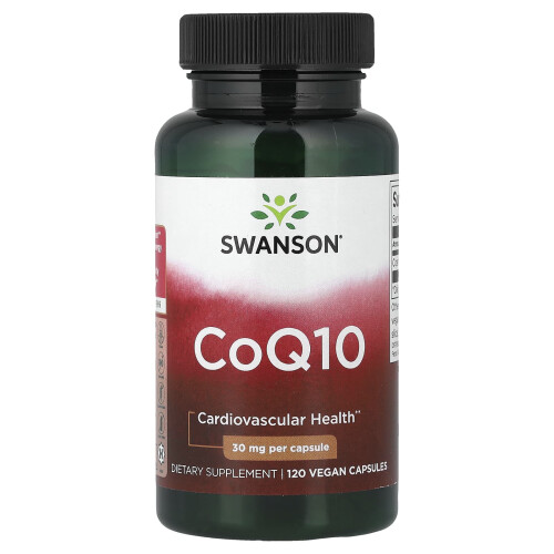 Swanson, CoQ10, 30 mg, 120 Kapslí