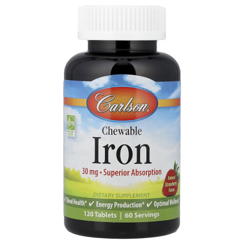 Carlson, Ψηλά Iron, Φυσική Στρωνγκέρι, 120 Tablets (15 mg per Tablet)