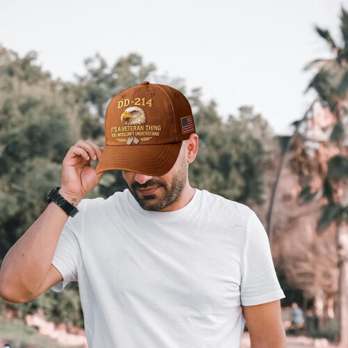 Veterankeps DD-214 – Patriotisk militärhatt 1