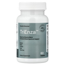 Houston Enzymes TriEnza, Enzyme For Digestive Intolerances, 60 Capsules