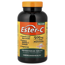 American Health, Ester-C Citrus Bioflavonoidit, 500 mg, 450 Kasvissyöjä Tabletia