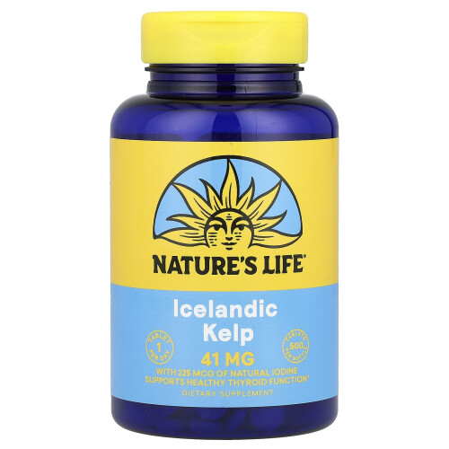 Nature's Life, Ισλανδικό Κέλπ, 41 mg, 500 Τάμπλες