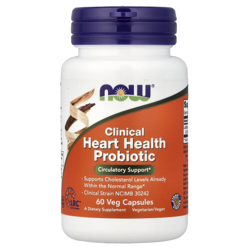 NOW Foods Klinische Hart gezondheid Probiotic, 60 Veggiecapsules