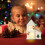 Keramik-LED-Weihnachtshaus mit Schneeflockenmuster (1 Stück) 5