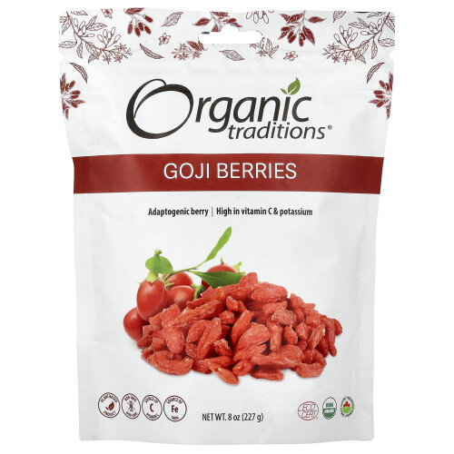 Organic Traditions, Γοτζί Μπερί, 8 oz (227 g)