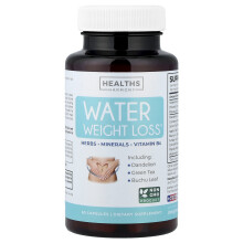 Pérdida de Peso de Agua de Healths Harmony, 60 Cápsulas