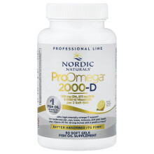 Nordic Naturals, ProOmega 2000-D, Citron, 1250 mg, 60 Mykt Gel