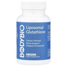 BodyBio, Liposomaal Glutathion, 60 Capsules
