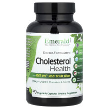 Emerald Laboratories, Cholesterol Gezondheid, 90 Vegetarische Capsules