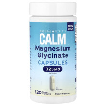 Natural Vitality, CALM, Magnézium, 120 kapszula