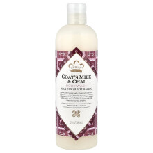 Nubian Heritage, Body Wash, Geitenmelk & Chai, 13 fl oz (384 ml)