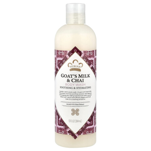 Nubian Heritage, Σπατάλη, Γάλα Κοινού + Τσάι, 13 fl oz (384 ml)