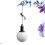 Lampada a sospensione OUNONA in rame bianco e cotone. 3