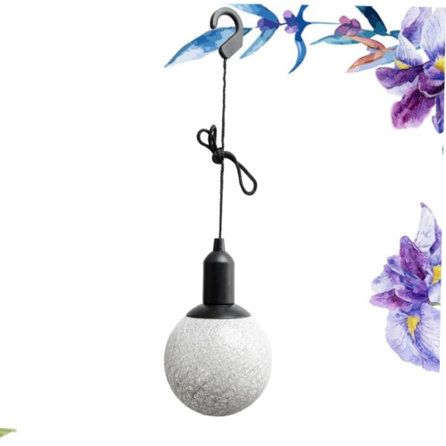 Lampada a sospensione OUNONA in rame bianco e cotone. 2
