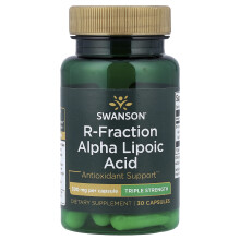 Swanson, R-Fraction Alpha-Lipoinsäure, Dreifach-Stärke, 300 mg, 30 Kapseln