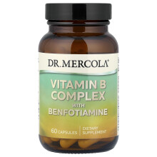 Dr. Mercola, Kompleks witamin z Benfotiaminem, 60 kapsułek
