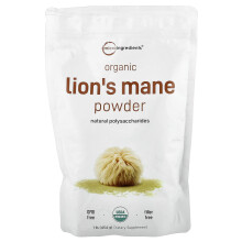 Micro Ingredients, Orgaaninen Lion's Mane Powder, 1 lb (454 g)