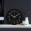 Silent Quartz Wall Clock, Round Plastic Dial, 20cm 3