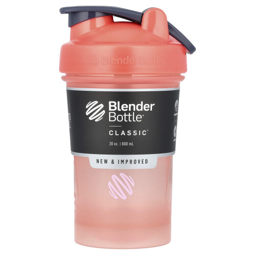 Blender Bottle, Classico, FC Coral, 20 oz (600 ml)