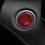 ABS Car Engine Start Stop  Button Cover Trim for  Giulia Stelvio 2017 2018 (Red) 10