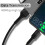 Cabo de carregamento rápido USB Type-C trançado de 1 m (azul) 5