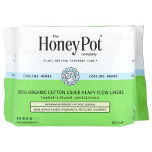 The Honey Pot Company, 100% Organický Vlnený Oblek Pre Ťažké Menstruáciu, 20 kusov