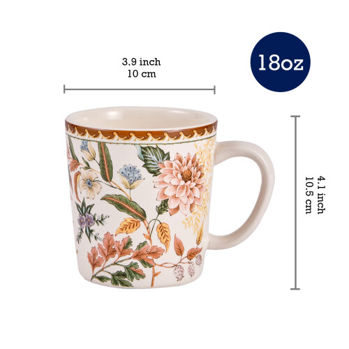 Κεραμικές Κούπες Bico Blooming Moment Σετ 4 τεμαχίων 1