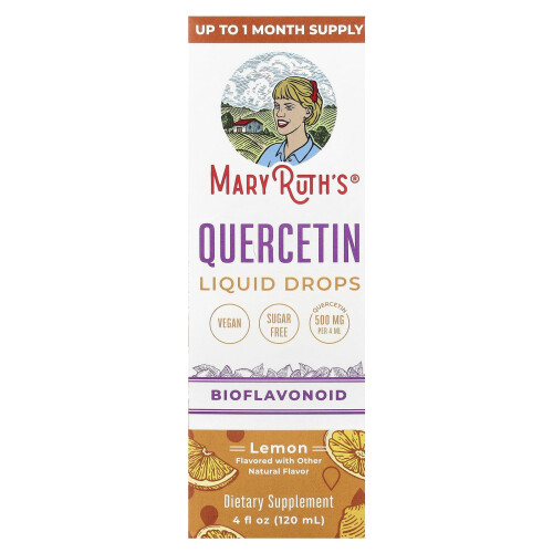 MaryRuth's, Quercetinet, Lemon, 4 fl oz (120 ml)