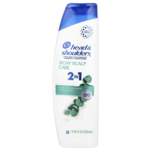 Head & Shoulders, Leczenie łupieżu, 2 w 1 Szampon + Kondycjonujący, Zawierający Eukaliptus, 8,45 fl oz (250 ml)