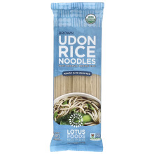 Lotus Foods, Hnědý udon rýžový nudle, 8 oz (227 g)