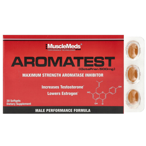 MuscleMeds, Αρωματεστ, 500 mg, 30 Λιωμένα Φιαλίδια